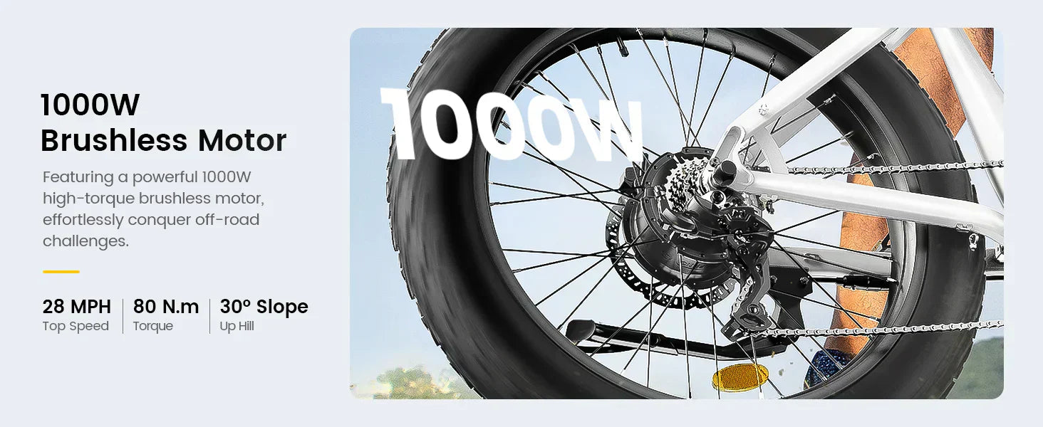 CYCROWN Verve: The Ultimate All-Terrain Electric Bike for Smooth and Powerful Rides
