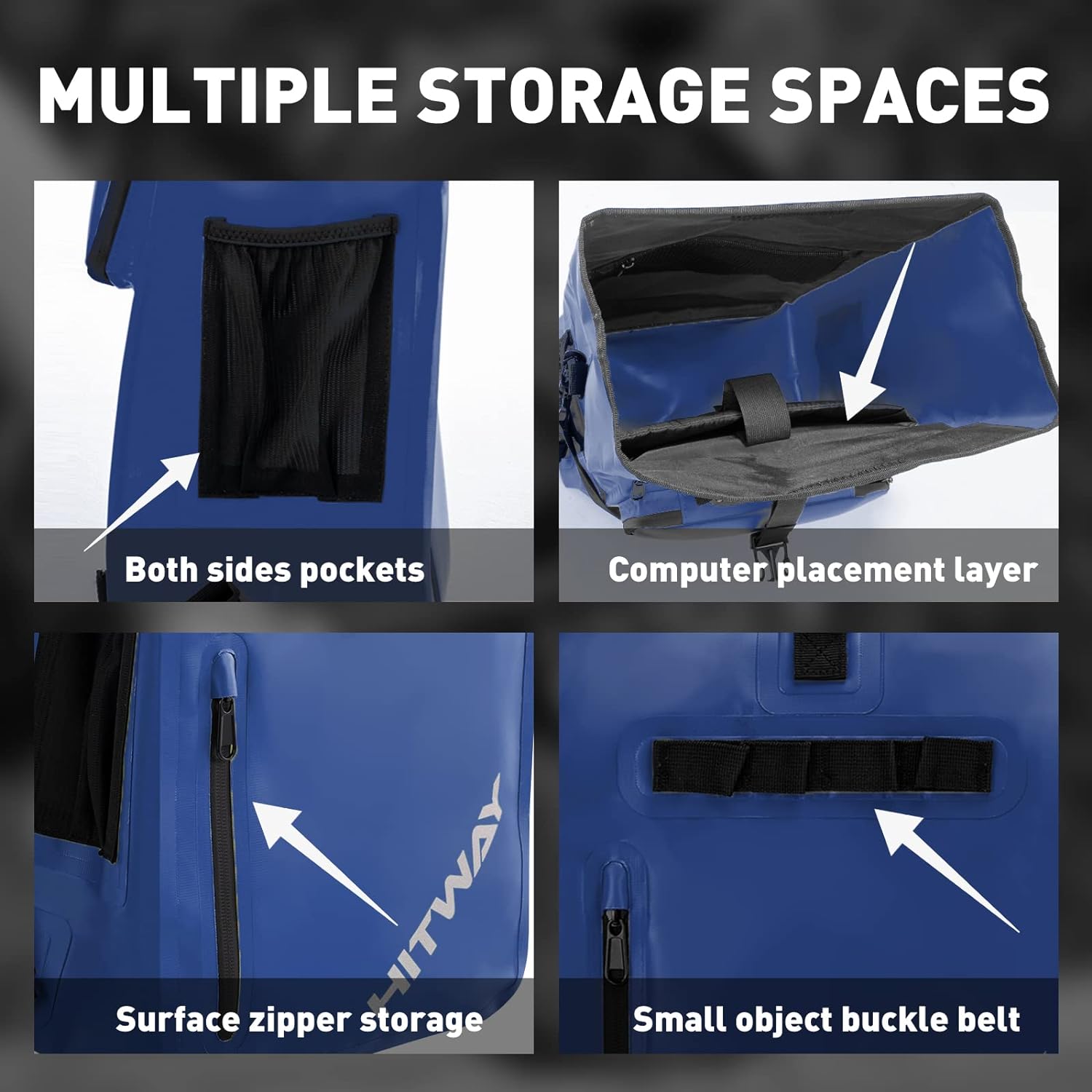 HITWAY Waterproof 3 in 1 Bike Bag