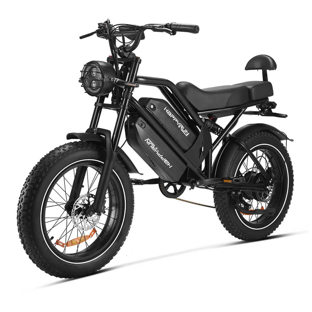 HappyRun G70 Dual Battery Cargo Ebike | 2000W Powerful Electric Bike for Heavy Loads