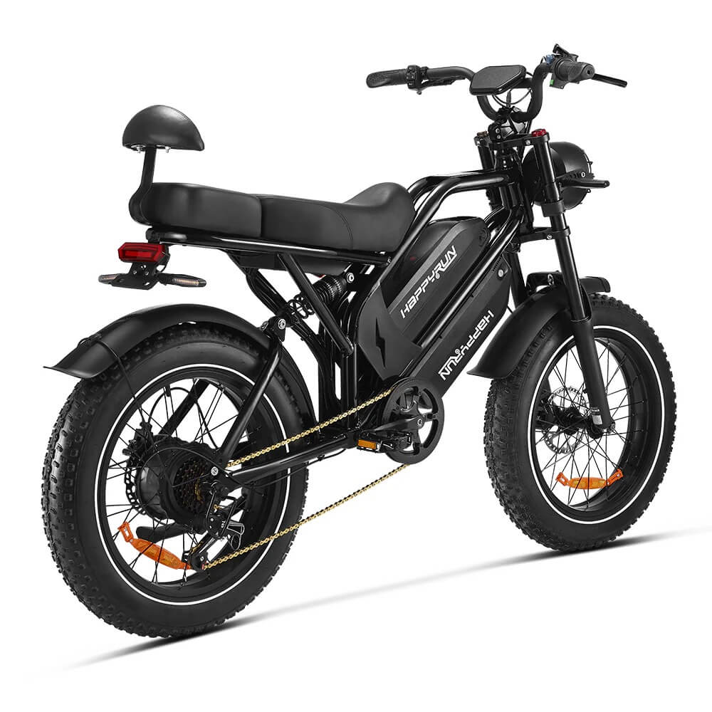 HappyRun G70 Dual Battery Cargo Ebike | 2000W Powerful Electric Bike for Heavy Loads