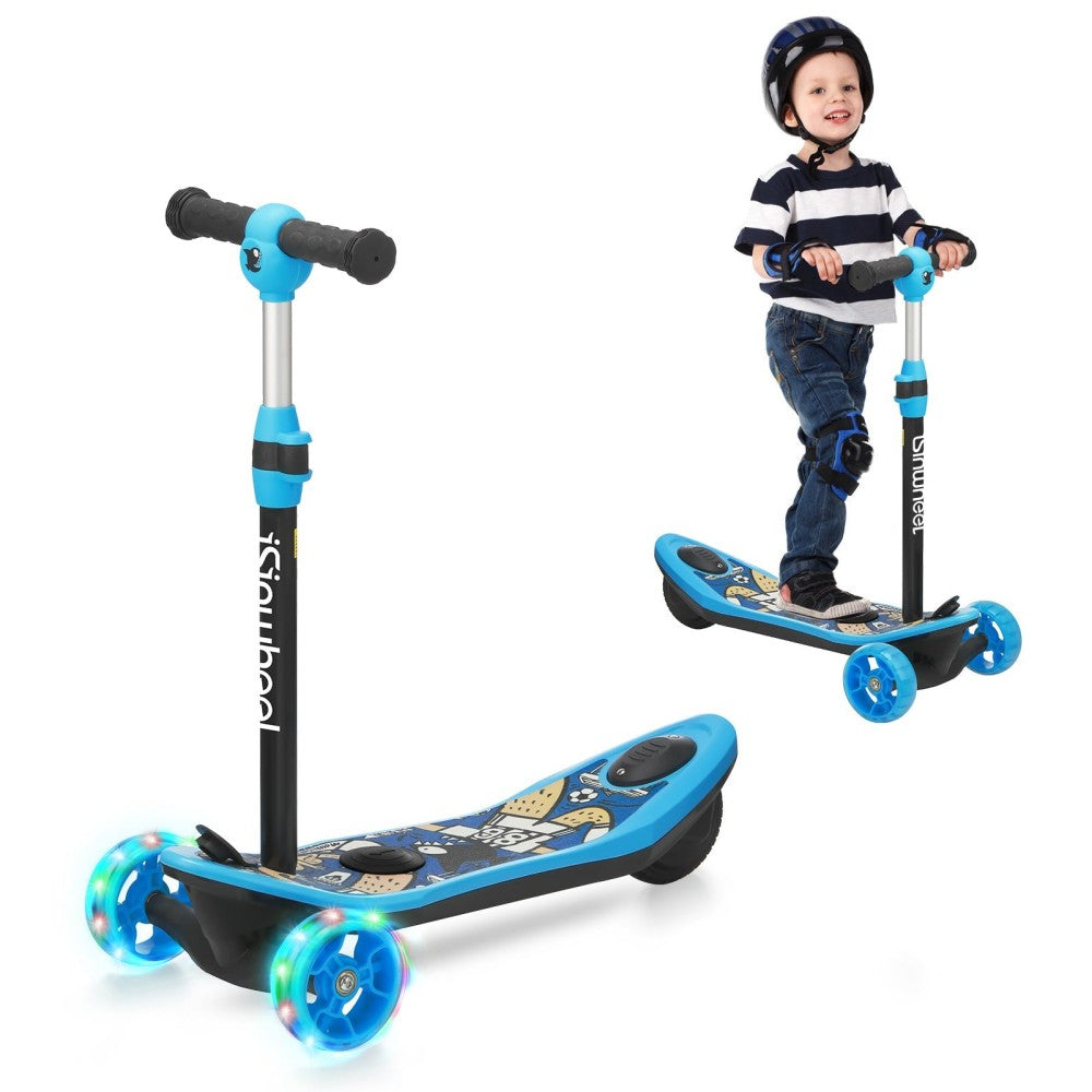 ISINWHEEL Mini Pro Kids 3 Wheel Electric Scooter 60W Motor 12.8-14.6V 5Ah Battery (2 IN 1 Design)