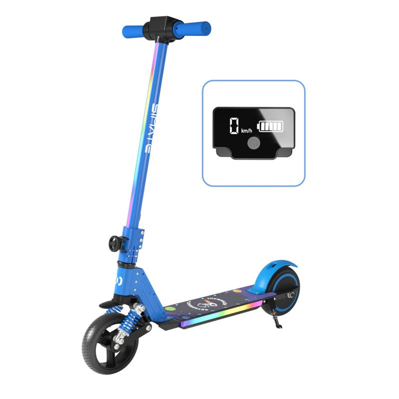 Simate S5 Kid's Flash Light scooter electric 130W motor 24V 2.5Ah battery