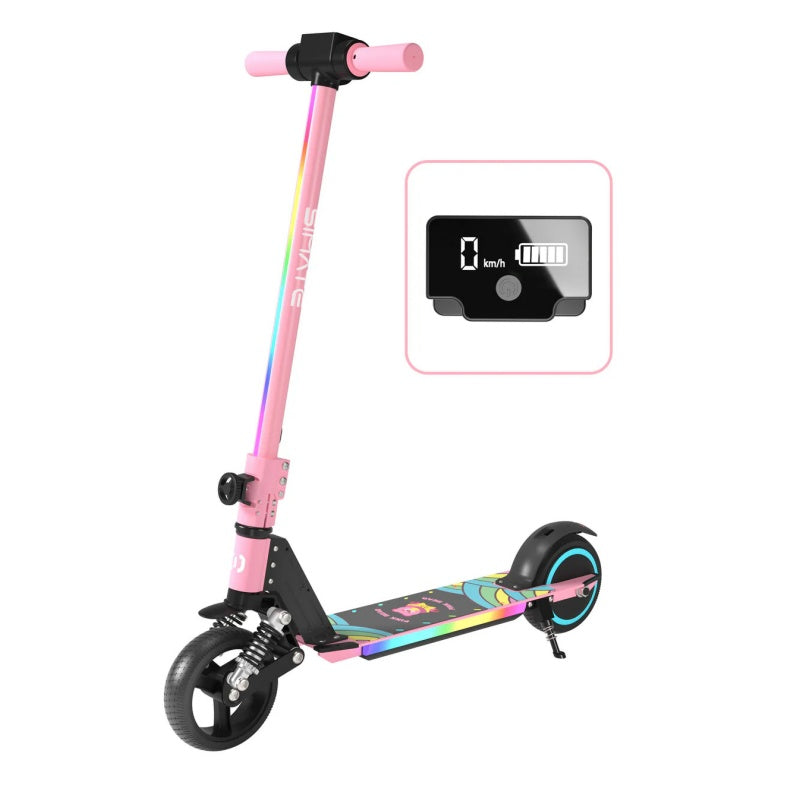 Simate S5 Kid's Flash Light scooter electric 130W motor 24V 2.5Ah battery