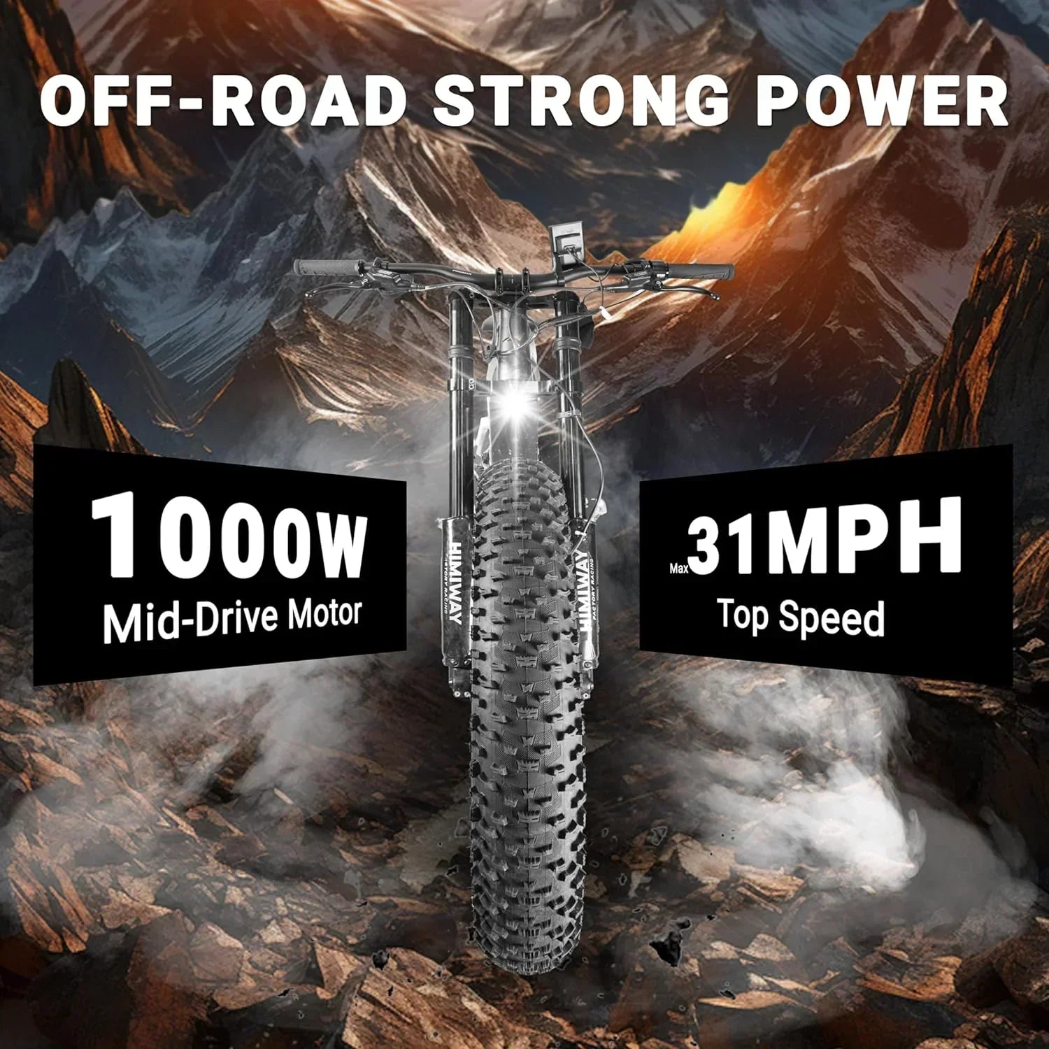 HIMIWAY D7 Pro: The Ultimate Full-Suspension Electric Fat Bike for Trail