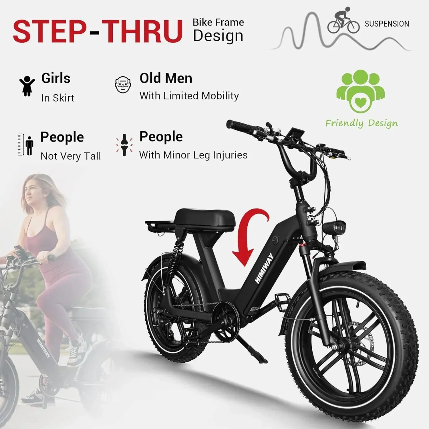 HIMIWAY ESCAPE Pro: The Ultimate Long-Range Commuter E-Bike with Moped-Style Performance