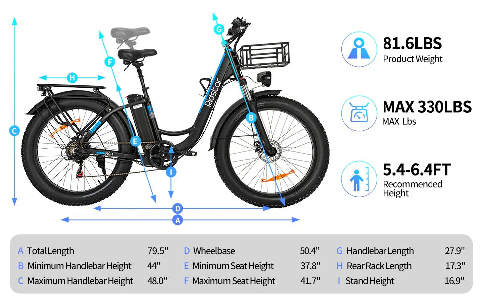 Ridstar MN-26 Urban Commuter E-Bike: The Perfect Fusion of Performance and Intelligence