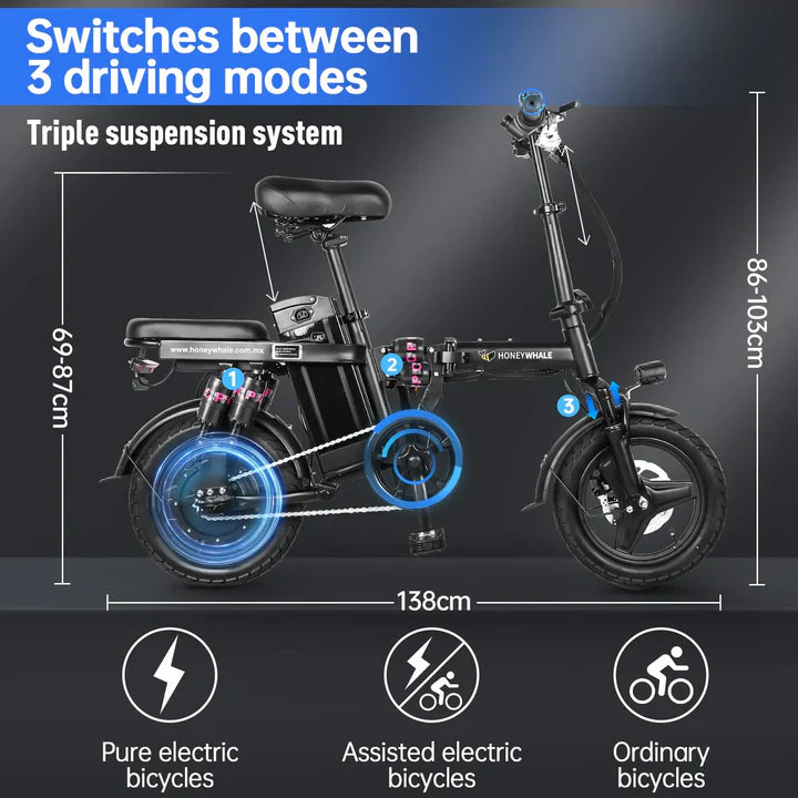 HONEY WHALE S6 Pro Electric Bike: The Smart New Choice for Urban Commuting
