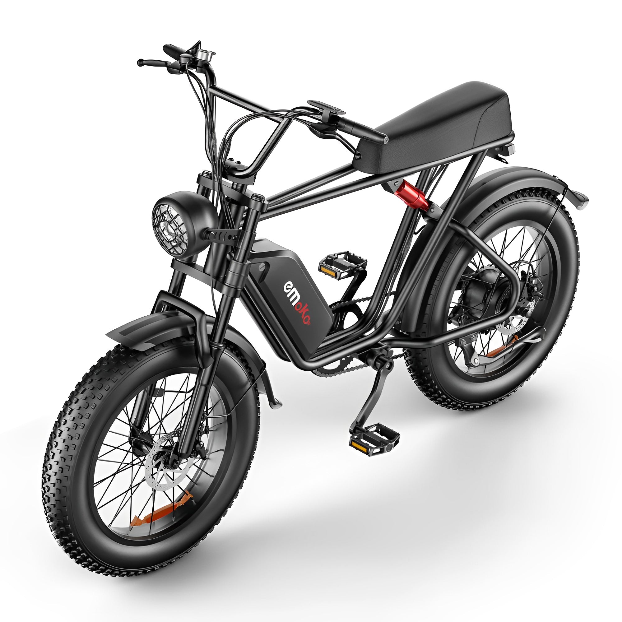 Emoko C91 Fast Ebike 20 inch Fat Tire 48V 750w 20ah Max Speed 50KM 80km Long Range Offroad Electric Bike for Adults