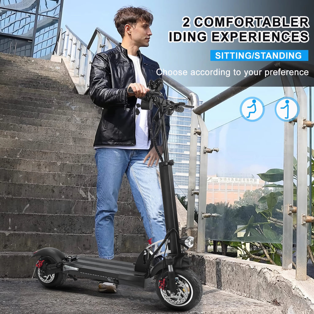 Emoko HVD-3 Electric Scooter 800W 48V 15AH, 10 inch Honeycomb Tyre, Max Speed 45KM/H, 50KM Max Range