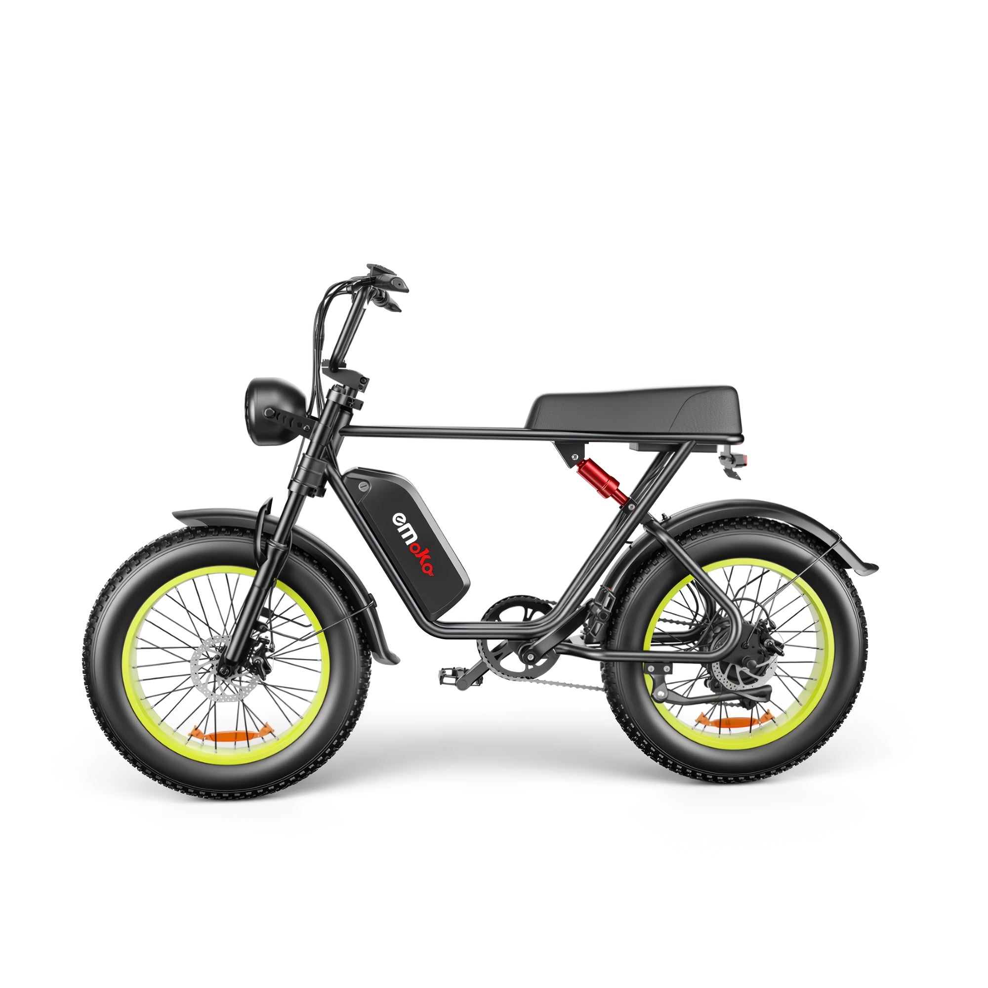 Emoko C91 Fast Ebike 20 Zoll Fat Tire 48V 1000w 20ah Höchstgeschwindigkeit 50KM 80km Langstrecken-Offroad-Elektrofahrrad für Erwachsene