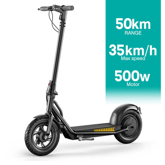 Emoko A19 Electric Scooter 500W 36V 15AH, 12 inch Air Tyre, Max Speed 35KM/H, 50KM Max Range