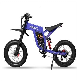 HEZZO D5 Electric Off-Road Bike: High Performance E-Mountain Bike for Adventure