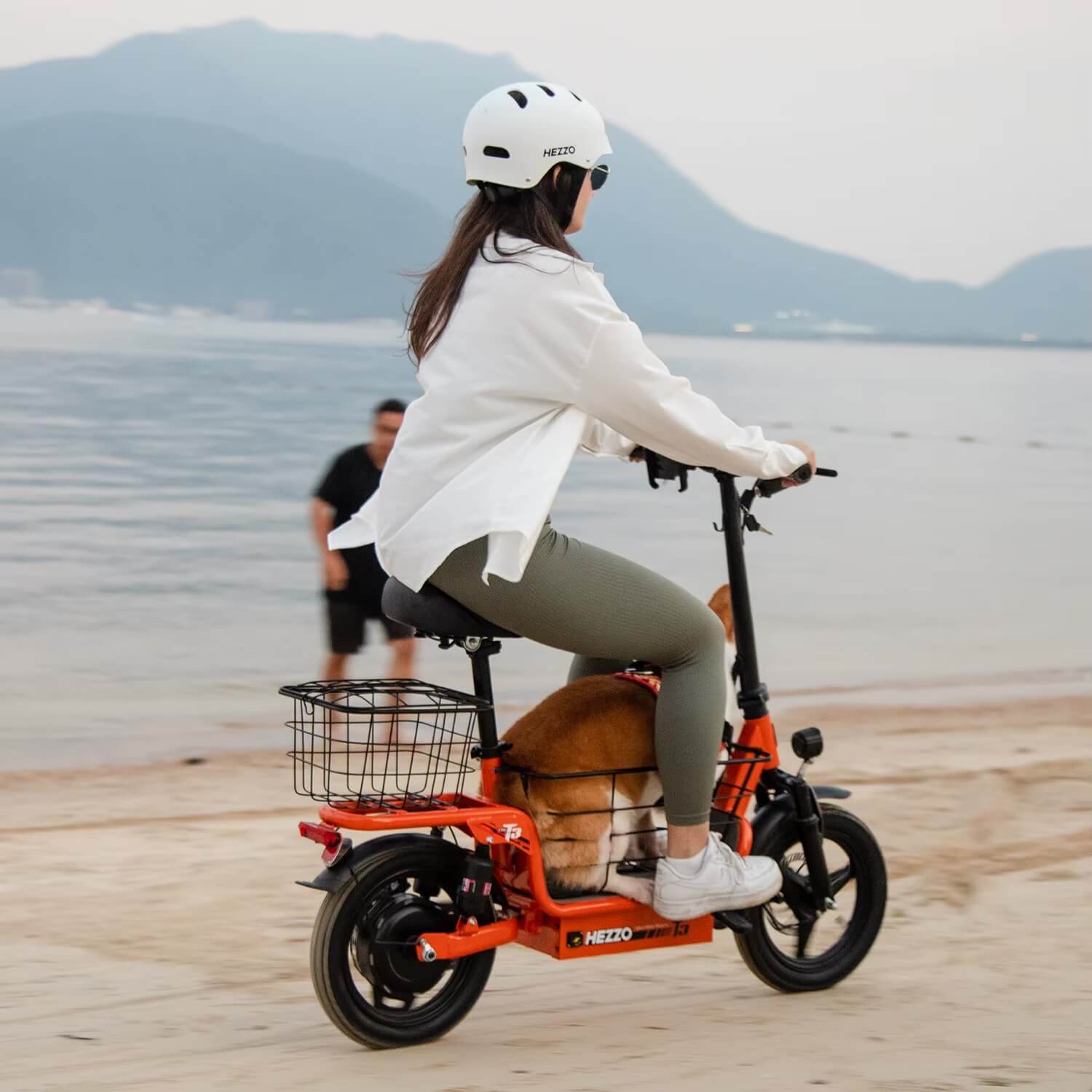 HEZZO T3 Commute Scooter with Basket: Reliable and Convenient Electric Ride