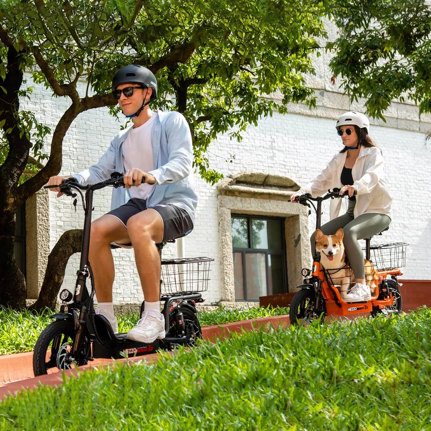 HEZZO T3 Commute Scooter with Basket: Reliable and Convenient Electric Ride