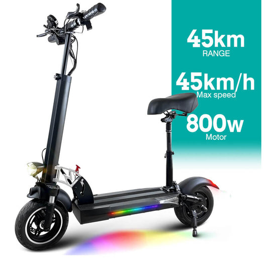 Emoko HVD-3 Electric Scooter 800W 48V 15AH, 10 inch Honeycomb Tyre, Max Speed 45KM/H, 50KM Max Range