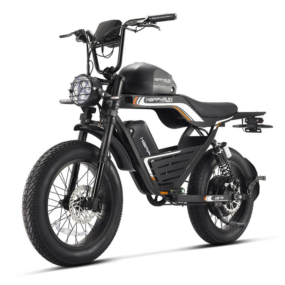 HappyRun G100 Pro 6000W Electric Bike | High-Performance Off-Road E-Bike for Adventure Riders