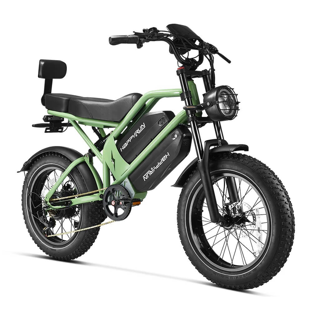 HappyRun G70 Dual Battery Cargo Ebike | 2000W Powerful Electric Bike for Heavy Loads