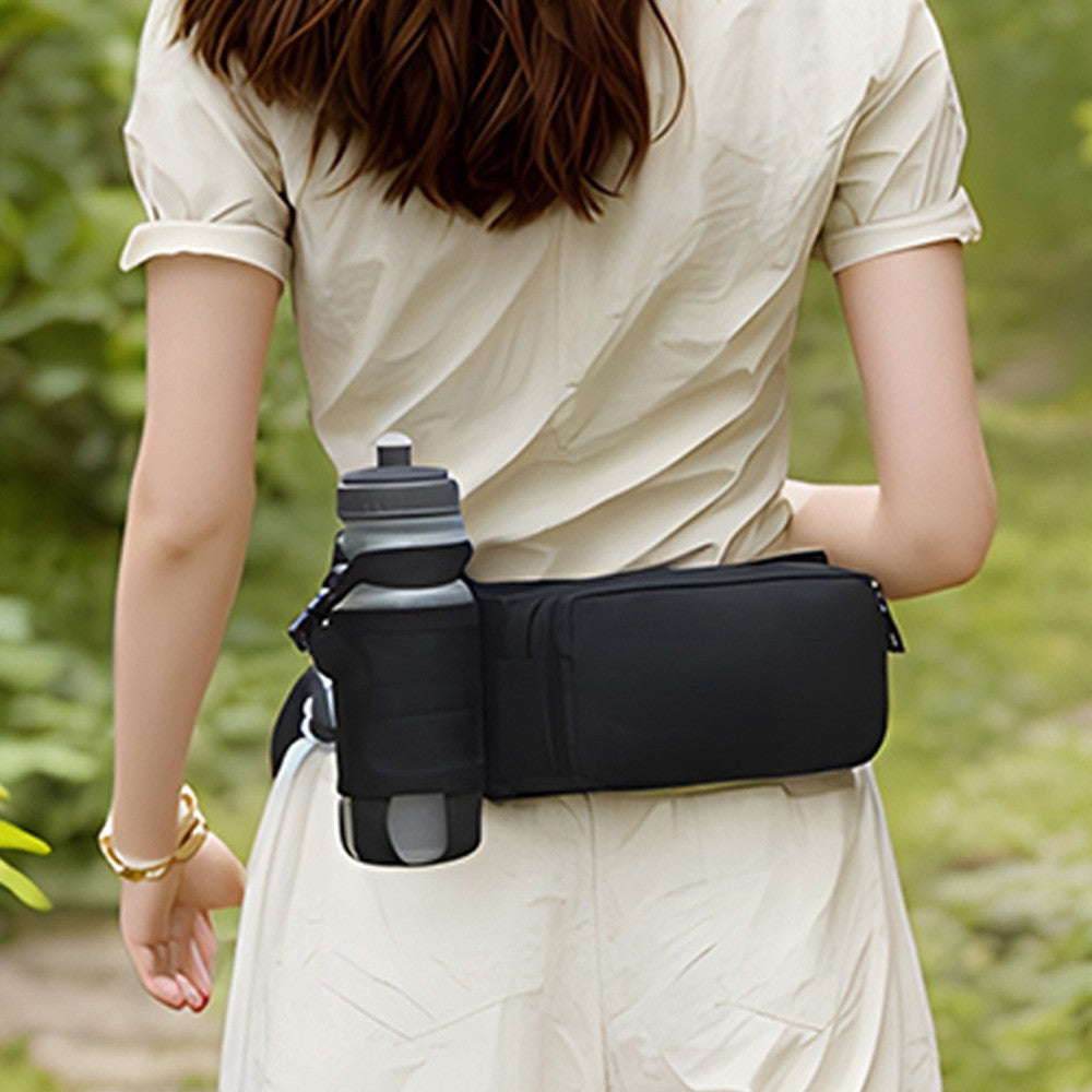 Portable 2 in 1 Sports Water Bottle Waist Bag Crossbody Bag