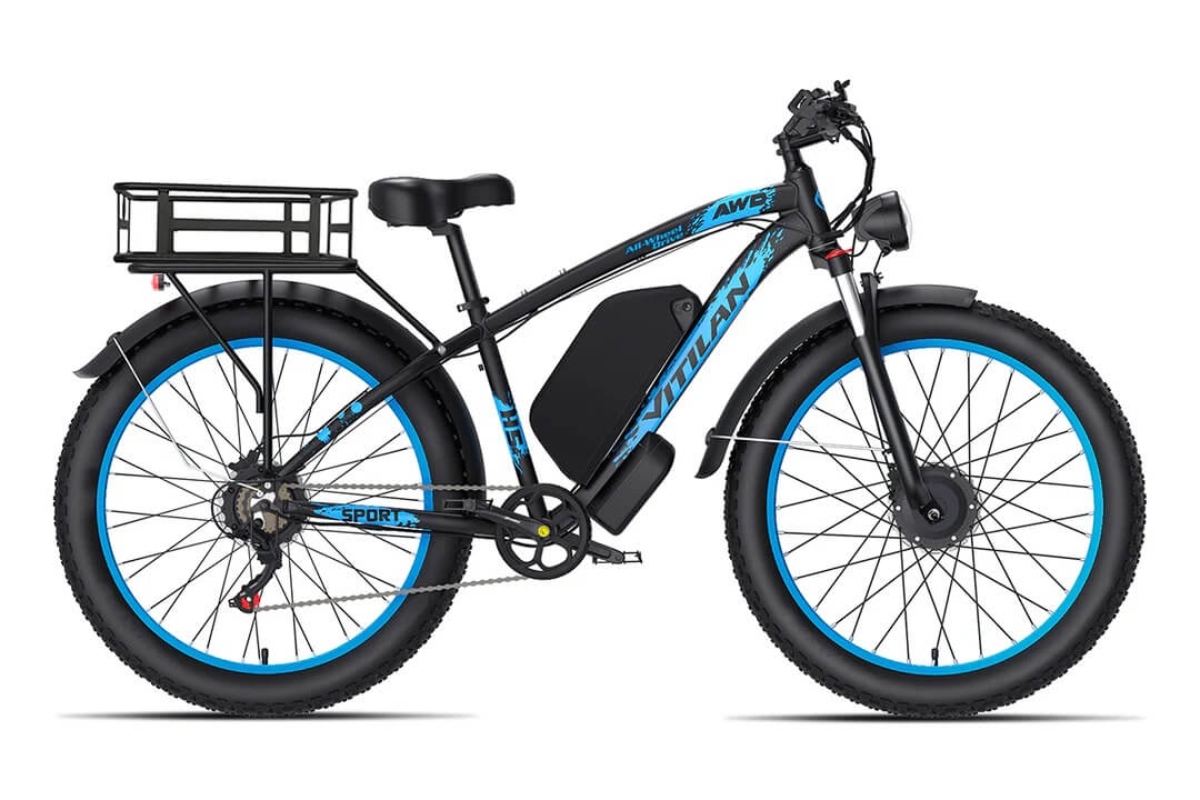 Vitilan H5 Dual Motor Fat Tire Electric Bike | Powerful 2000W Off-Road E-Bike for All Terrains