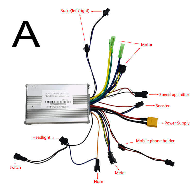 CMACEWHEEL 48V 36V Controller For Electric Bike Cmacewheel 20A 18A Ebike Dual Motors Controllers