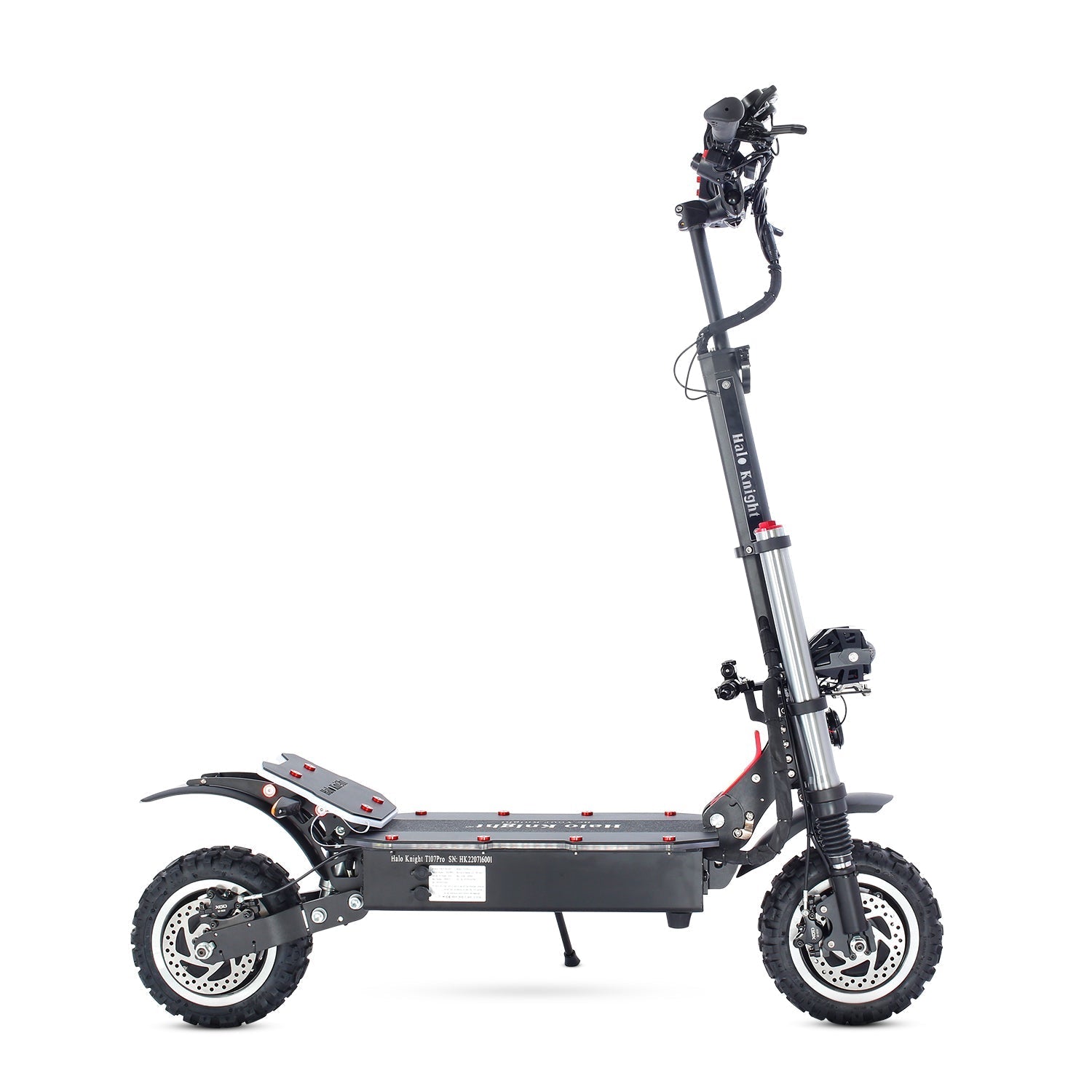 HALO KNIGHT T107 Pro 11" Foldable Electric Scooter 3000 W*2 Dual Motor 60V 38.4 Ah Battery