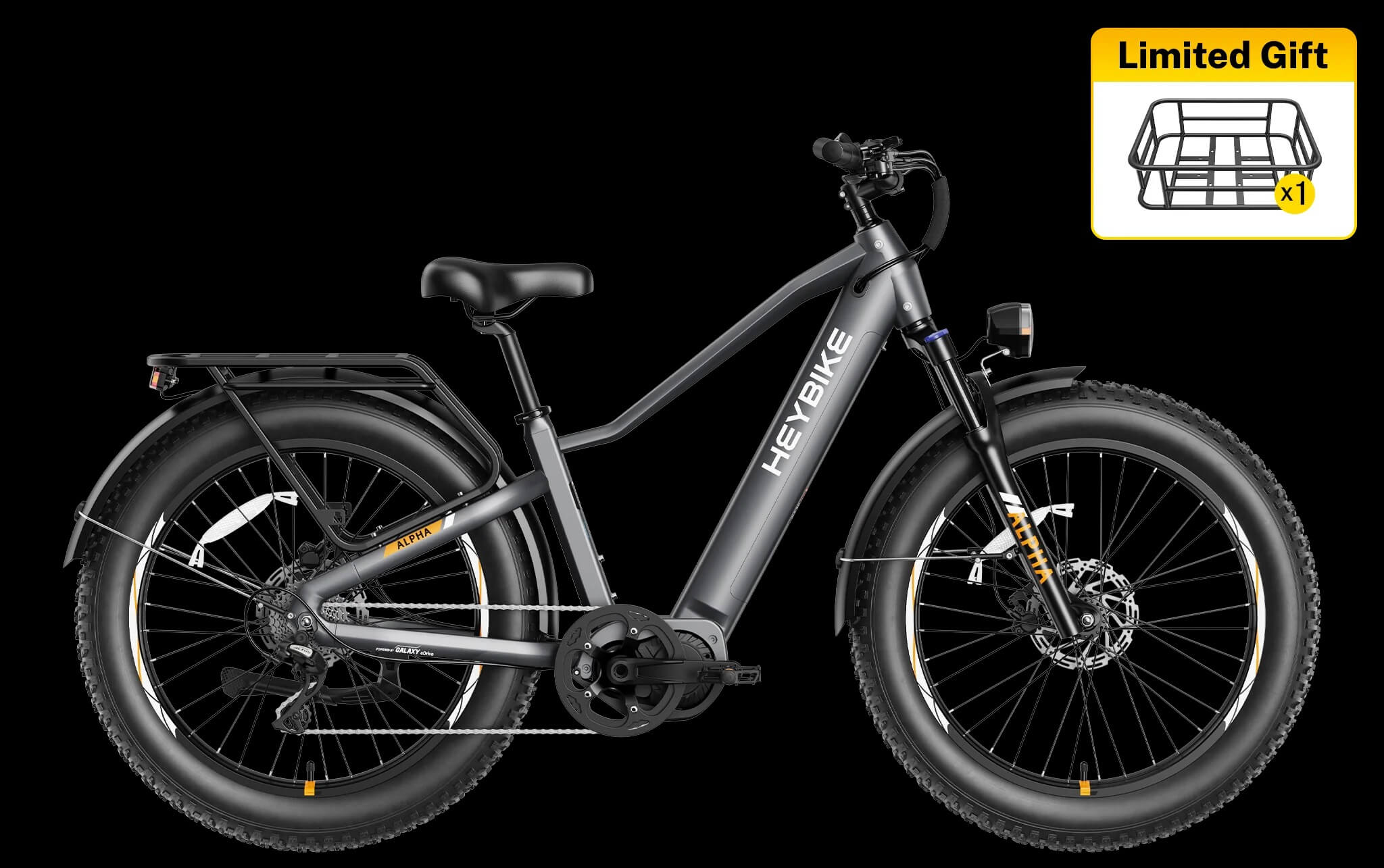 Heybike Alpha Electric Bike – Powerful, Stylish, and Smart Commuter E-Bike for City Riders