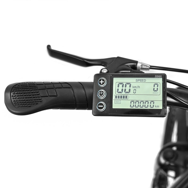 OneSport OT18-2 step-through ebike LCD clear display