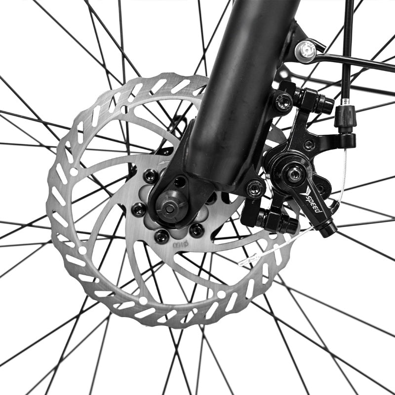OneSport OT18-2 step-through ebike front disc brake
