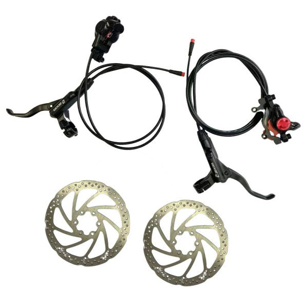 Hydraulic brake set for OUXI V8 e-bike