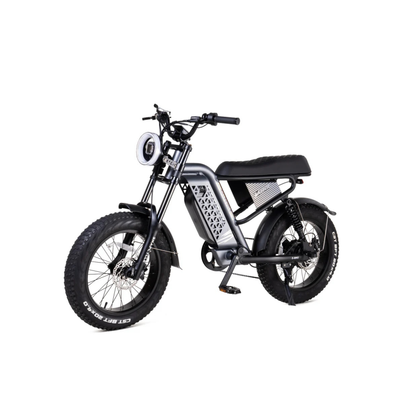 snap on electric bicycle SNAPCYCLE Warrior 20" Fat Tire All-terrain Electric Bike 750W Motor 48 – EbikeScooterMall