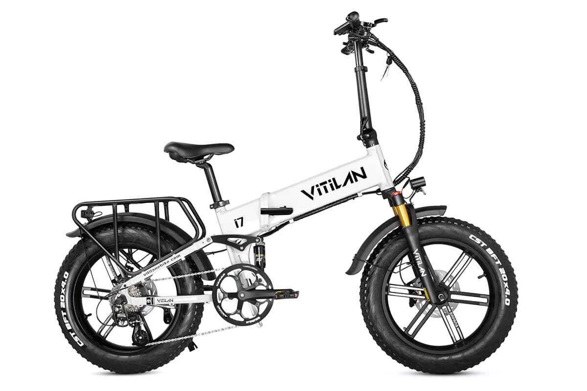 I7Pro Folding Full Suspension Electric Bike – Powerful, Compact, and Comfortable Ride