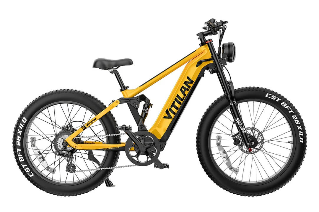 T7PRO Full Suspension Mountain E-Bike | Powerful Off-Road Electric Bike for All Terrains